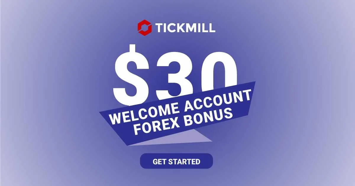 Tickmill Offer a $30 No Deposit Required for Forex Trading