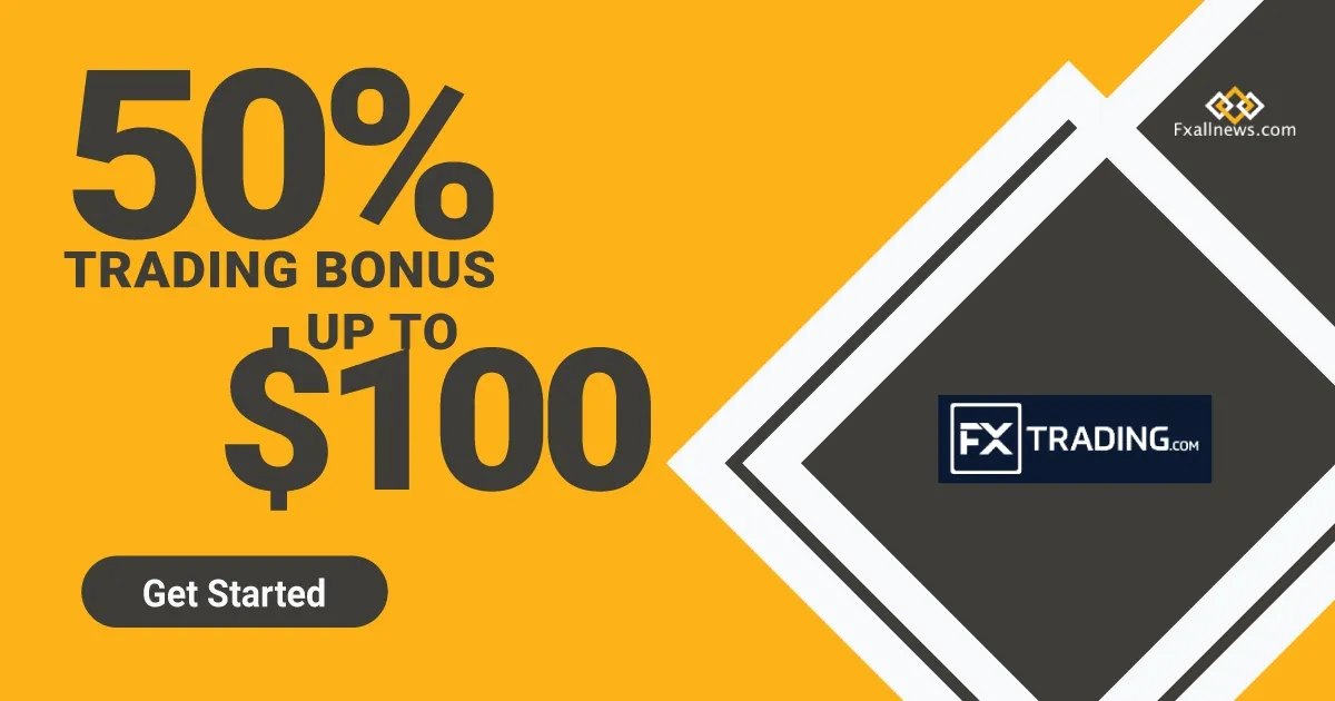 FXTRADING dot com Forex 50% Trading Bonus up to $100