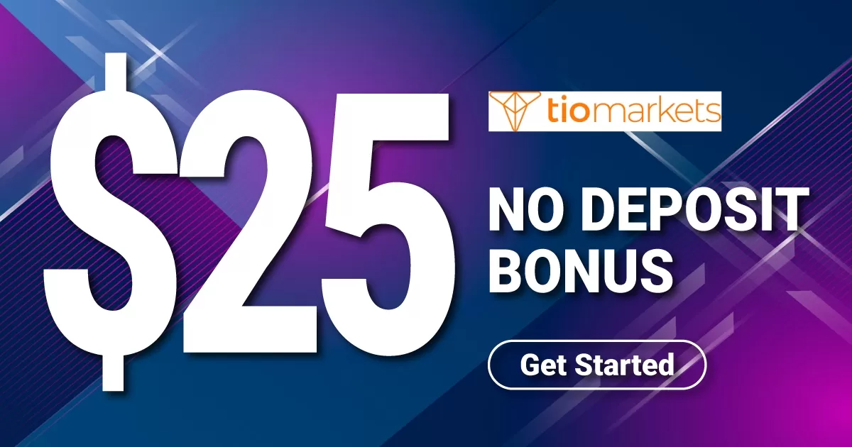 Receive $25 No Deposit Bonus from TIO Markets