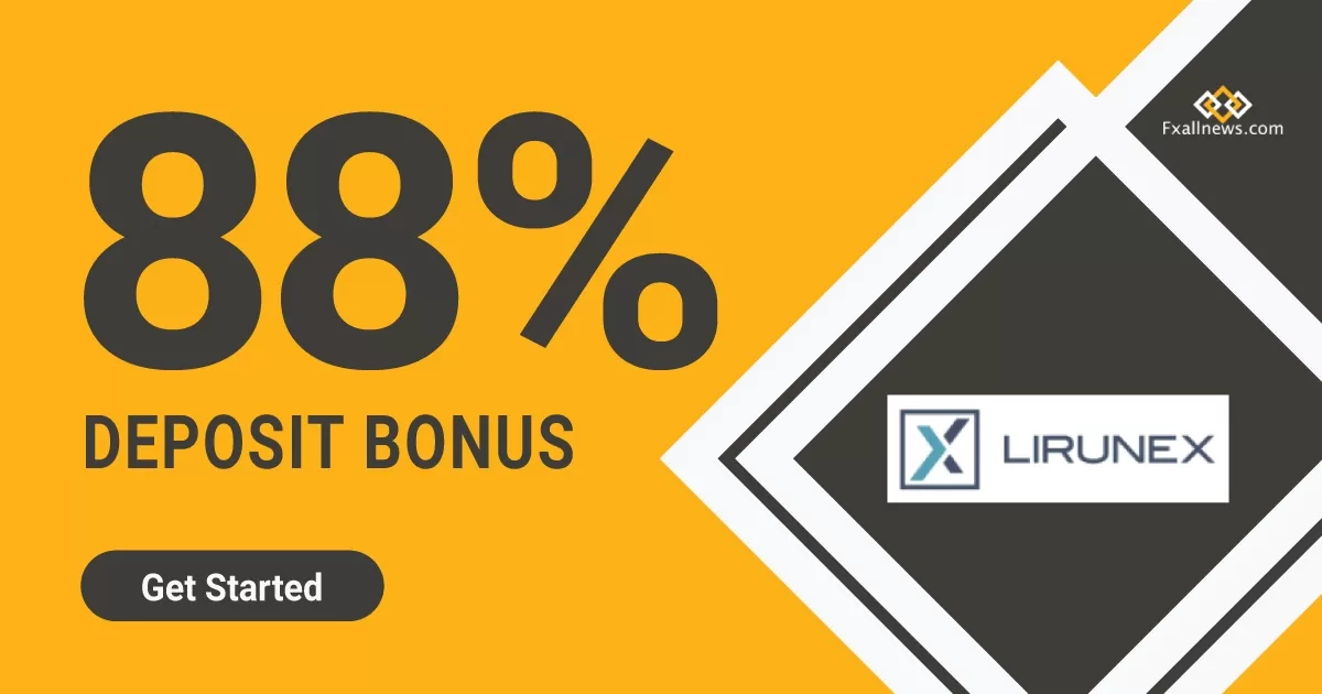 Lirunex 88% Forex Deposit Bonus (Up to $15000)