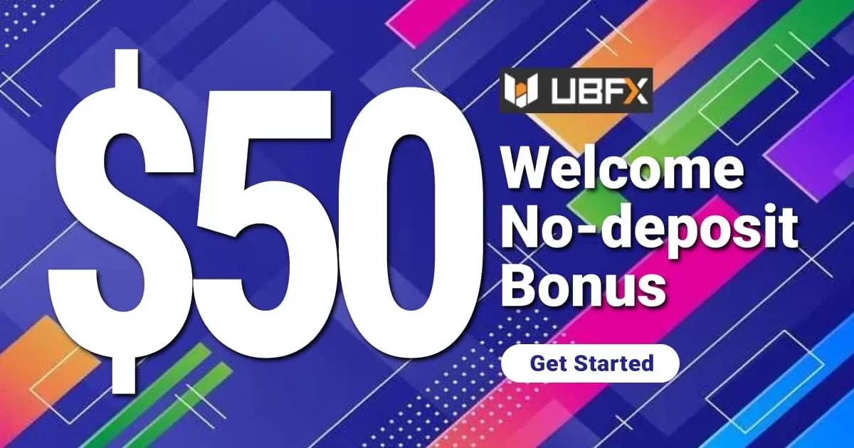 Get Free $50 Forex No Deposit Trading Bonus on UBFX