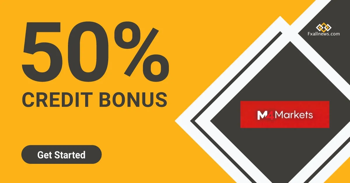 M4Markets 50% Credit Bonus Earn up to $5,000