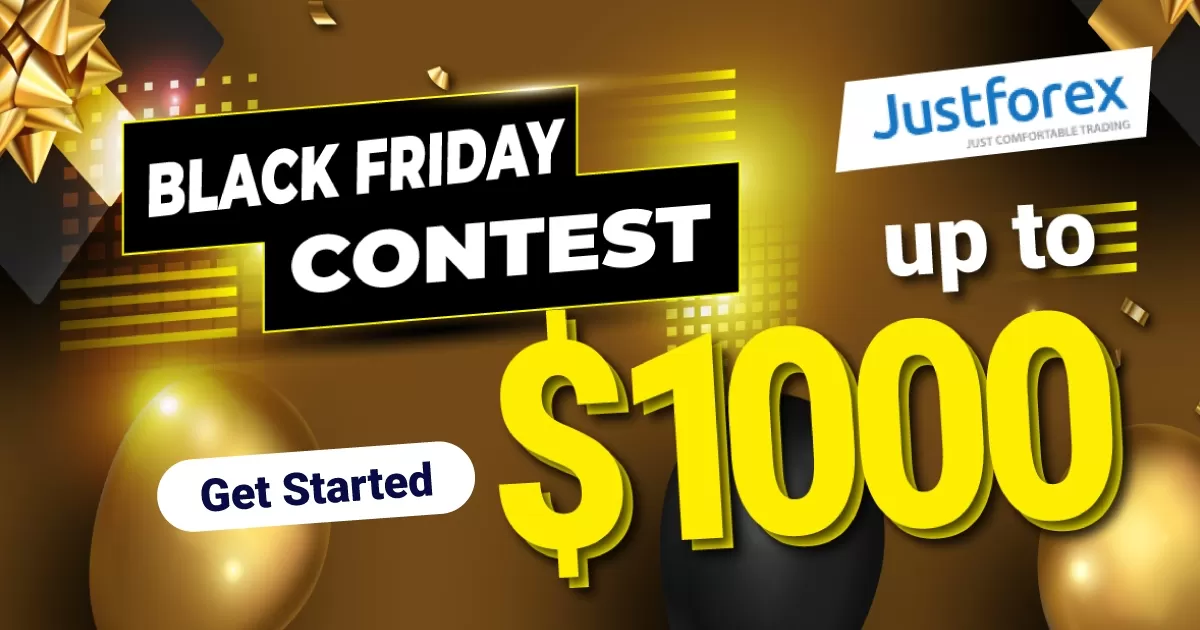 Get Up To $1000 JustForex Black Friday Trading