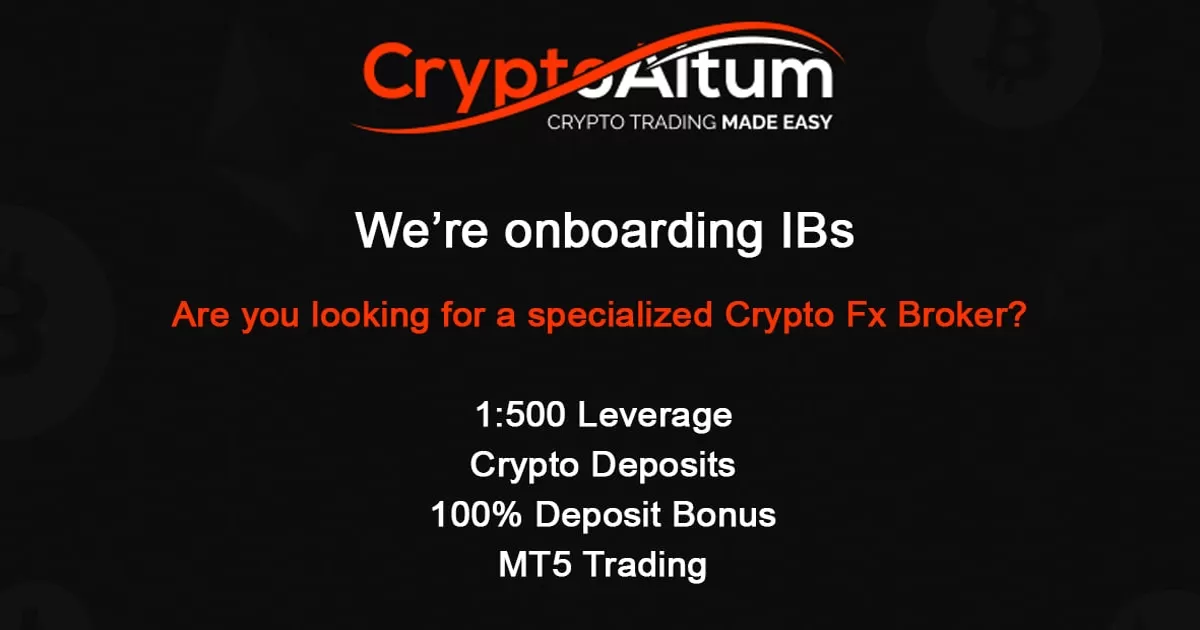 50% CryptoAltum Forex Deposit Bonus Promo