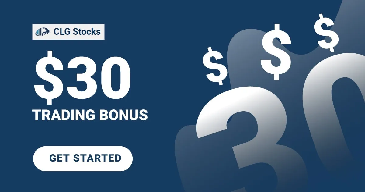 Claim $30 No Deposit Bonus CLG Stocks