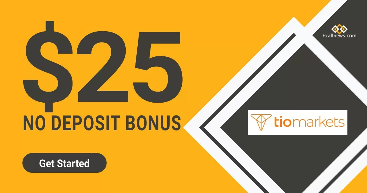 Get $25 Welcome No Deposit bonus on TIO Markets