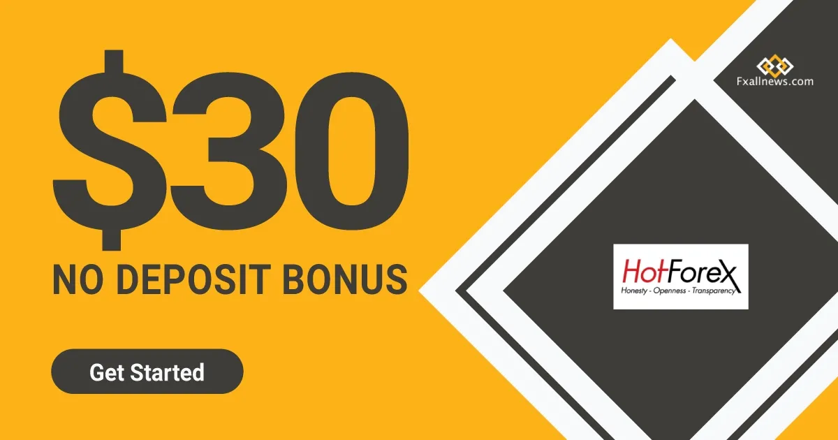 $30 NO Deposit Trading Bonus HotForex