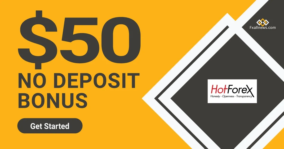 HF Markets Ltd (HotForex) $50 Forex No Deposit Bonus