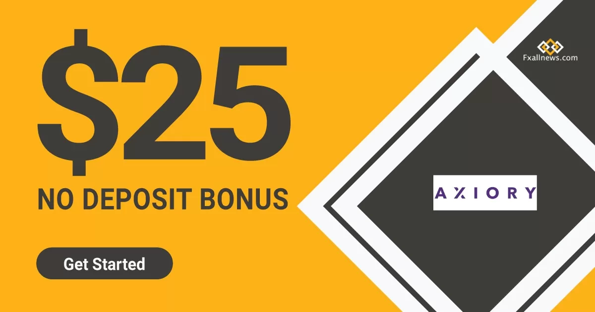 Axiory 25 USD Forex No Deposit Bonus