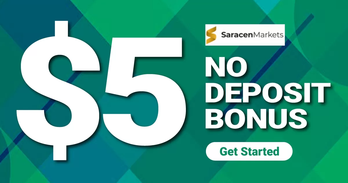 Get $5 No Deposit Bonus on SaracenMarkets