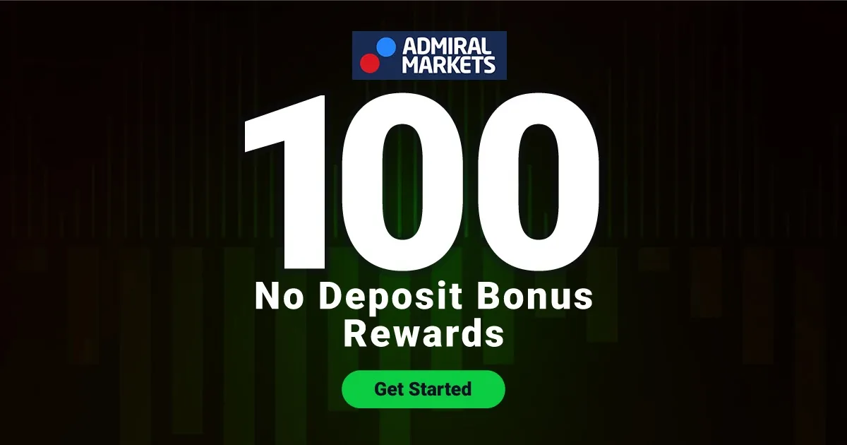 Admiral Markets $100 Withdrawable No Deposit Bonus