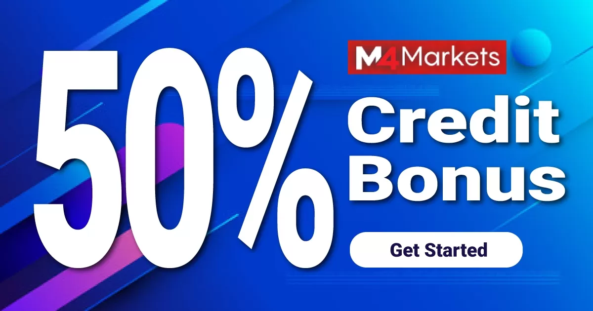Get M4Markets 50% Credit Bonus Up To $5000