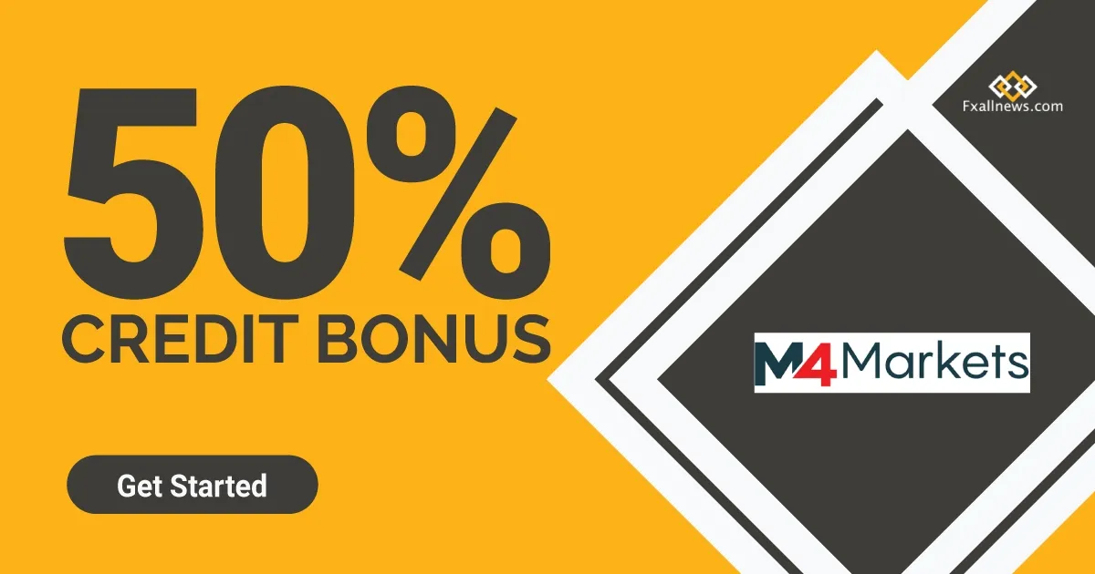 Forex 50% Credit Bonus & Earn up to $10,000 from M4Markets 