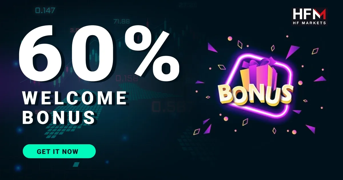 Get 60% Welcome Bonus On HF Markets Ltd