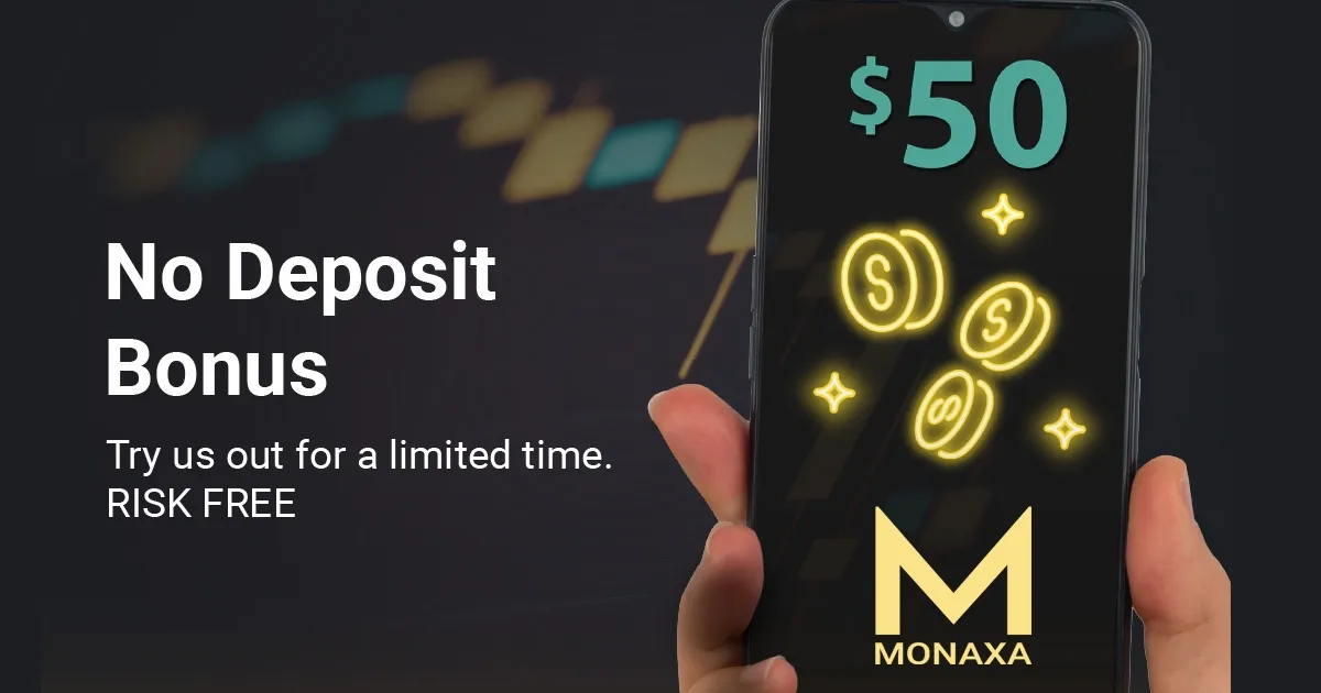 Monaxa provides a $50 no deposit bonus for Forex