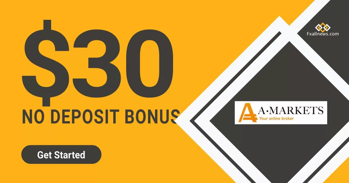 Amarkets 30 USD No Deposit Welcome Bonus