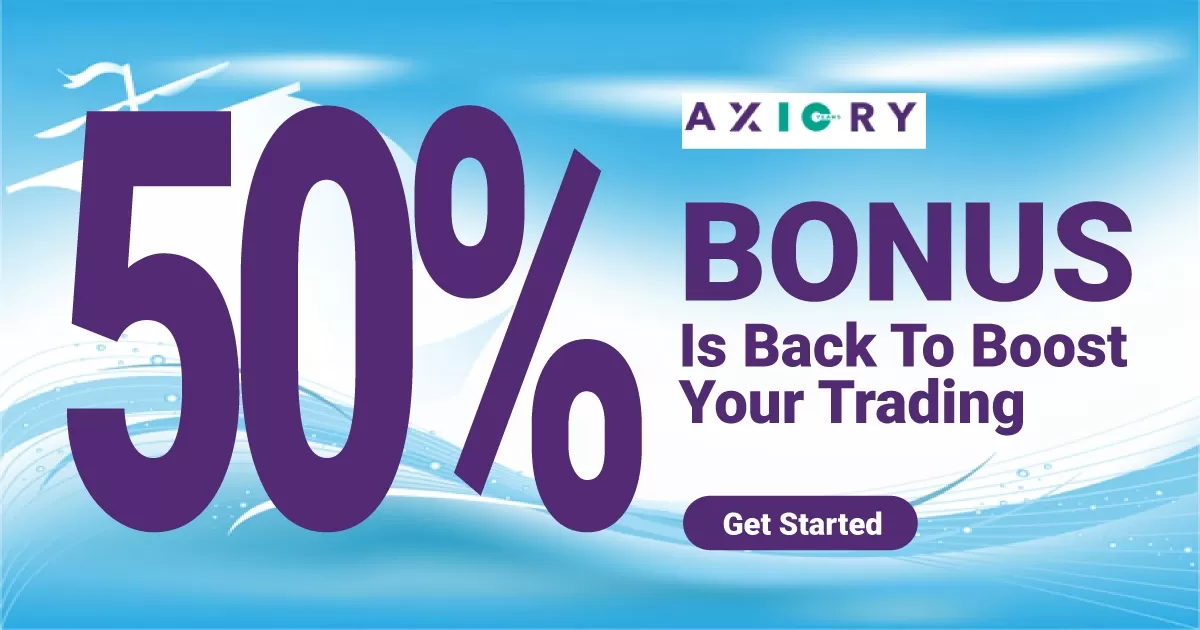 AXIORY 50% Forex Deposit Bonus up to 5000 USD