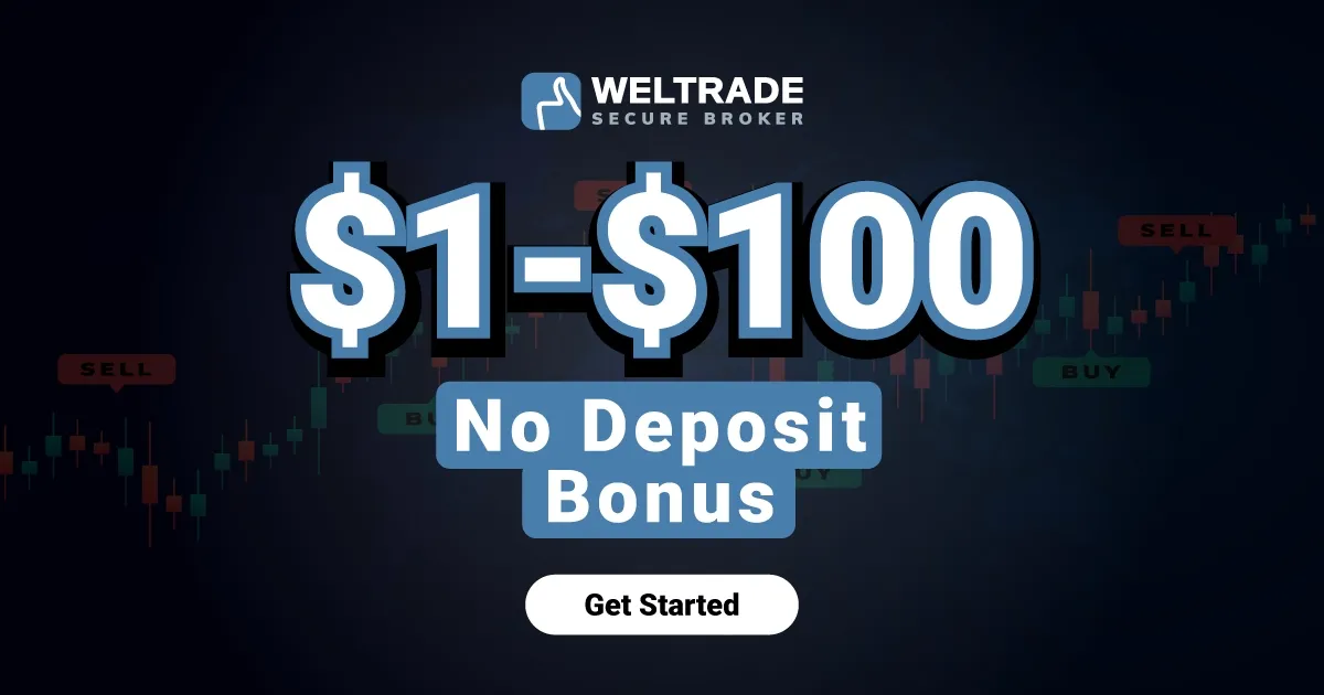 Up to $100 No Deposit Forex Trading Bonus at Weltrade