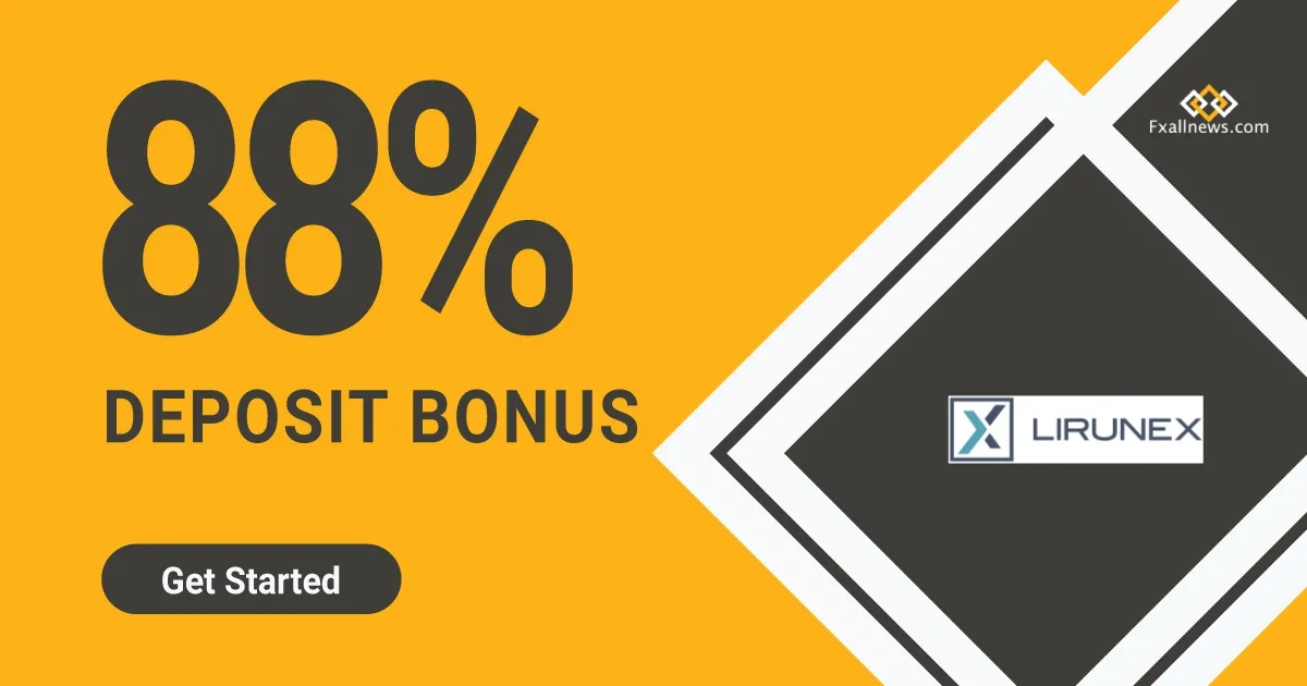 Lirunex 88% Forex Deposit Bonus (Up to $15000)