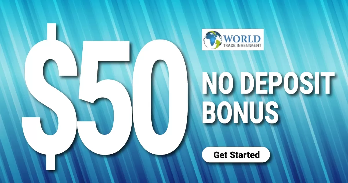 Get $50 No Deposit Bonus from WTI