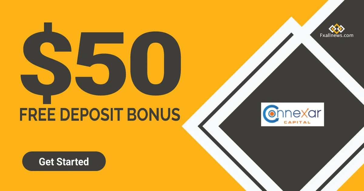 ConneXar Capital Forex 50 USD Free Deposit Bonus