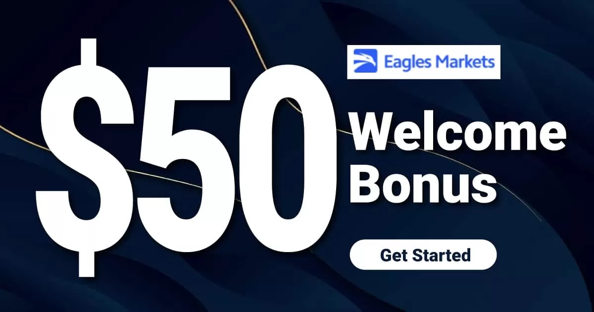 Obtain $50 Forex Welcome Trading Bonus offer on Eagles Market