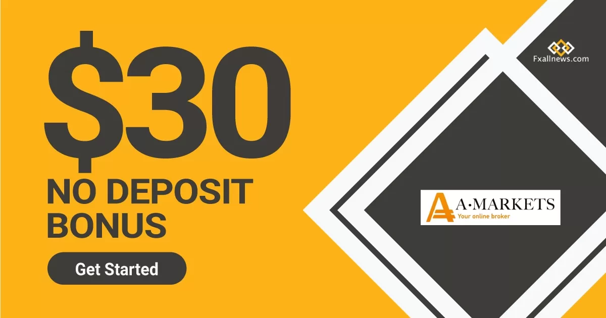 Amarkets 30 USD No Deposit Welcome Bonus