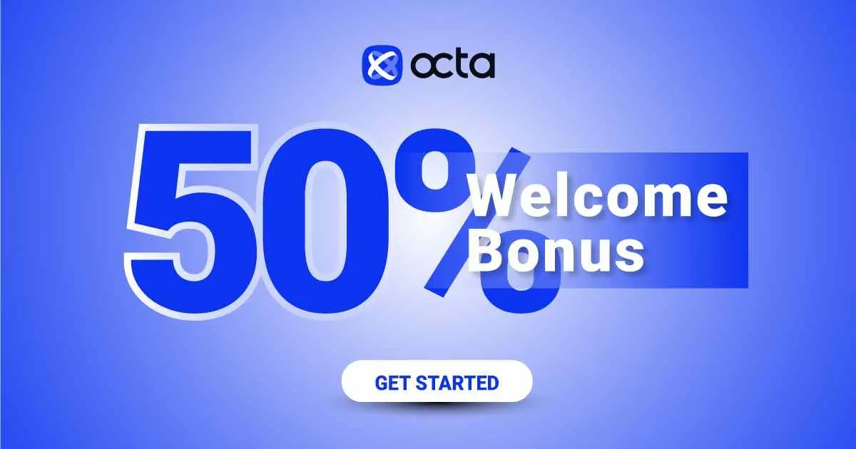 Receive 50% Welcome Bonus on Forex Trading at Octa for All