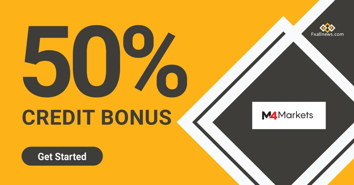 M4Markets 50% Credit Bonus Earn up to $5,000