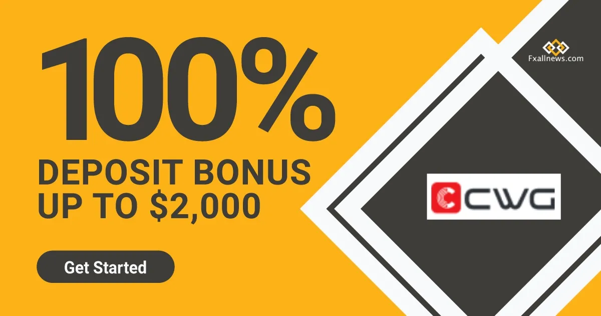 CWG Markets 100% Forex Deposit Bonus 2022
