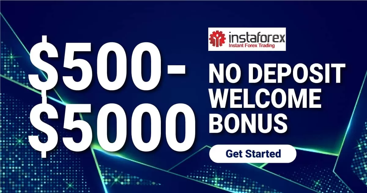 Get Free $500 to $5000 No Deposit Welcome Bonus on InstaForex