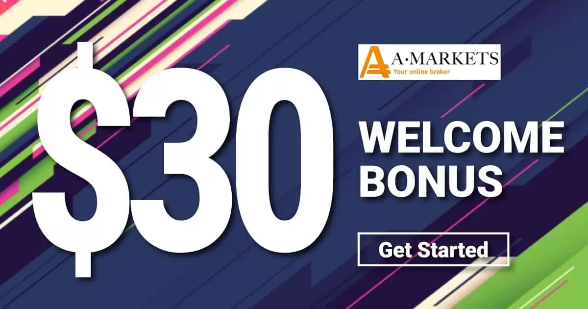 Claim Free $30 Welcome Bonus with A.Markets