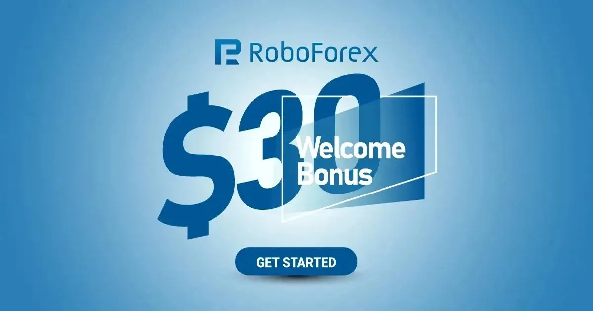 RoboForex offer a $30 Welcome Bonus to all traders